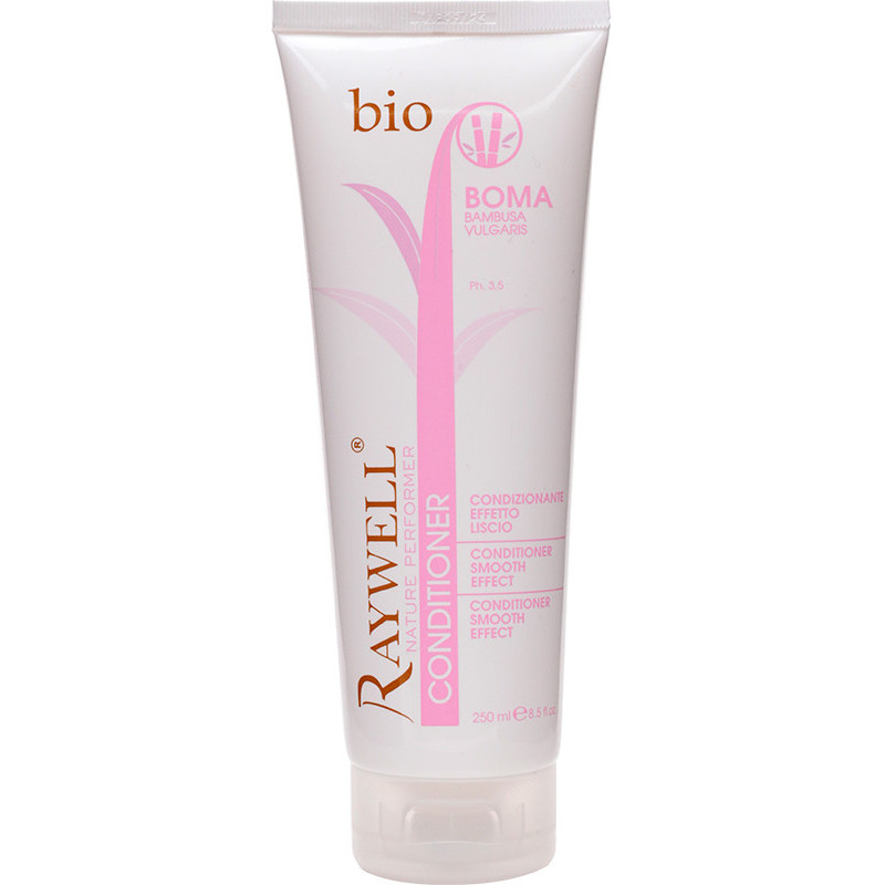 Кондиціонер розгладжуючий з олією бамбука та макадамії Raywell BIO EFETTO LISCIO 250ml RR359