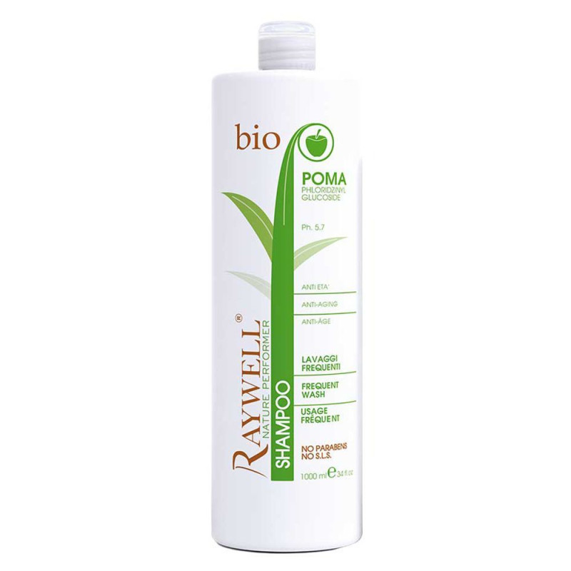 Raywell BIO POMA Шампунь щоденний з олією зелених яблук і японської камелії 1000ml RR348