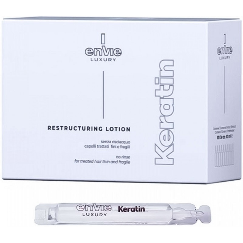 ENVIE LUXURY KERATIN Ампули для реконструкції з кератином 10*10 мл EN455