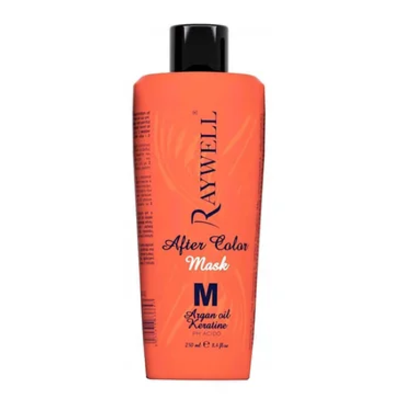 Маска для фарбованого волосся з кератином та арганом RR222 Raywell AFTER COLOR 250мл