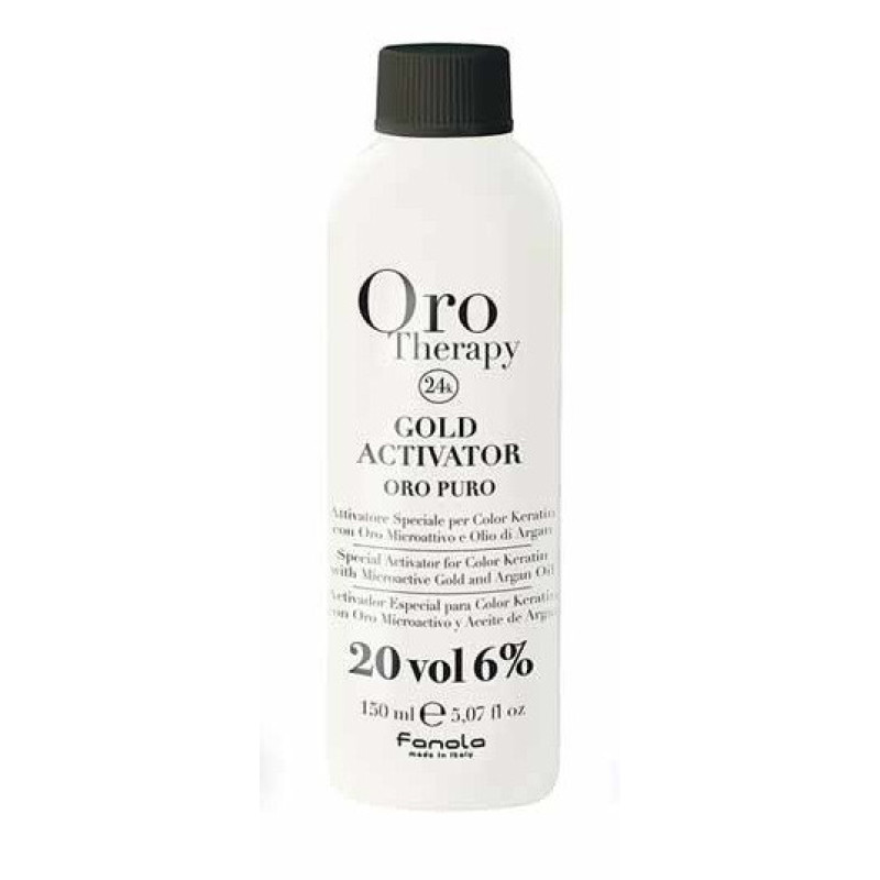 Fanola Окисник 6% Oro з мікрочастинками золота, 150 мл