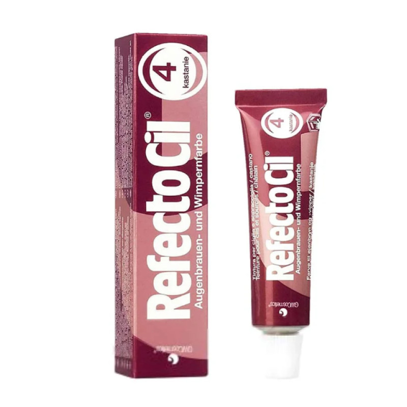 RefectoCil Фарба для брів та вій №4 (каштанова) 15мл