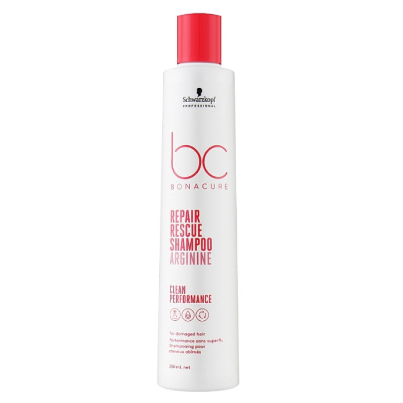 Schwarzkopf Professional BONACURE Шампунь відновлюючий для волосся " REPAIR RESCUE SHAMPOO" 250мл