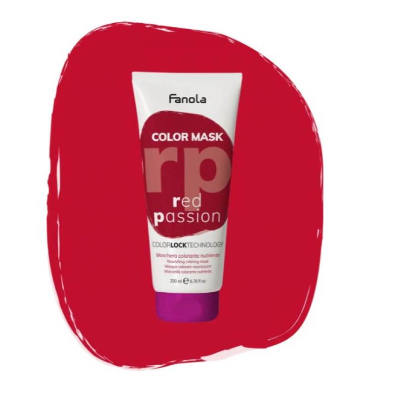 Fanola Маска тонуюча для живлення та зволоження червона пристрасть 200мл