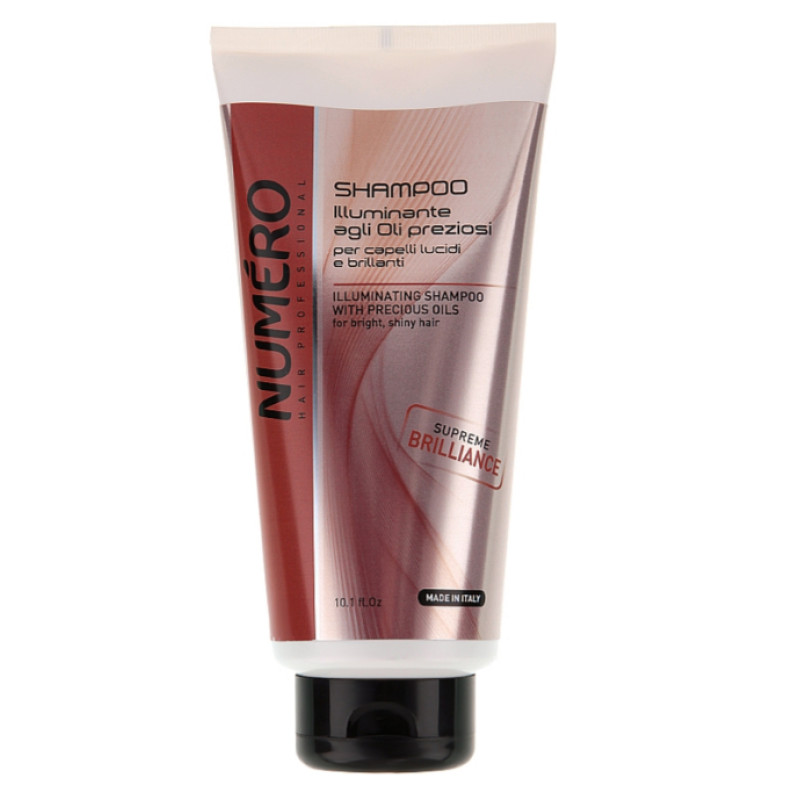 Brelil Шампунь для блиску з олією аргани та макадамії Numero, 300 мл