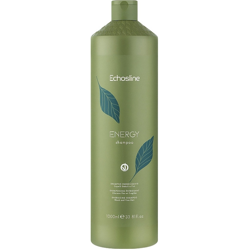 Echosline Шампунь "VEGAN ENERGY" енергетичний від випадіння для тонкого та слабкого волосся 1000мл
