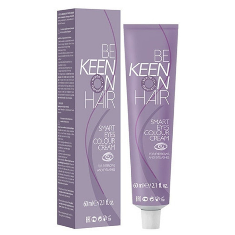 KEEN Крем-фарба для брів та вій ЧОРНА 60 мл