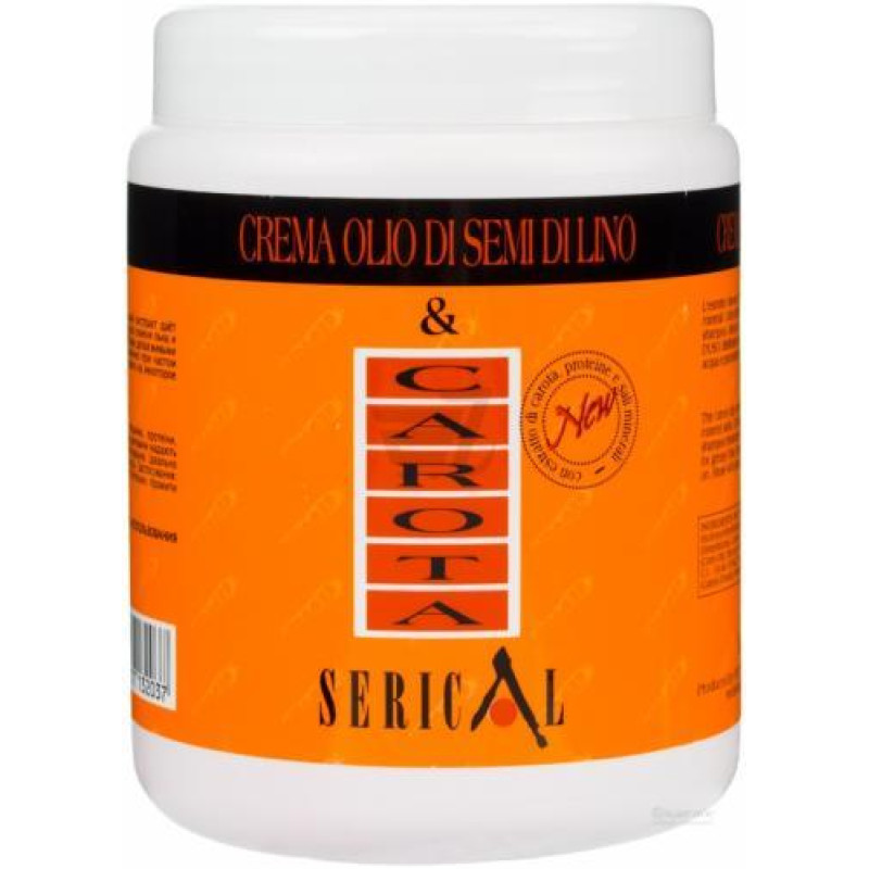 Serical Крем маска з екстрактом моркви і насіння льону, 1000 мл