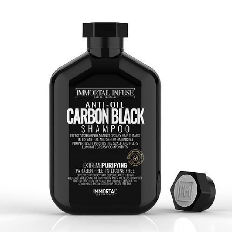 IMMORTAL INFUSE Шампунь для жирного волосся "CARBON BLACK SHAMPOO" 500мл