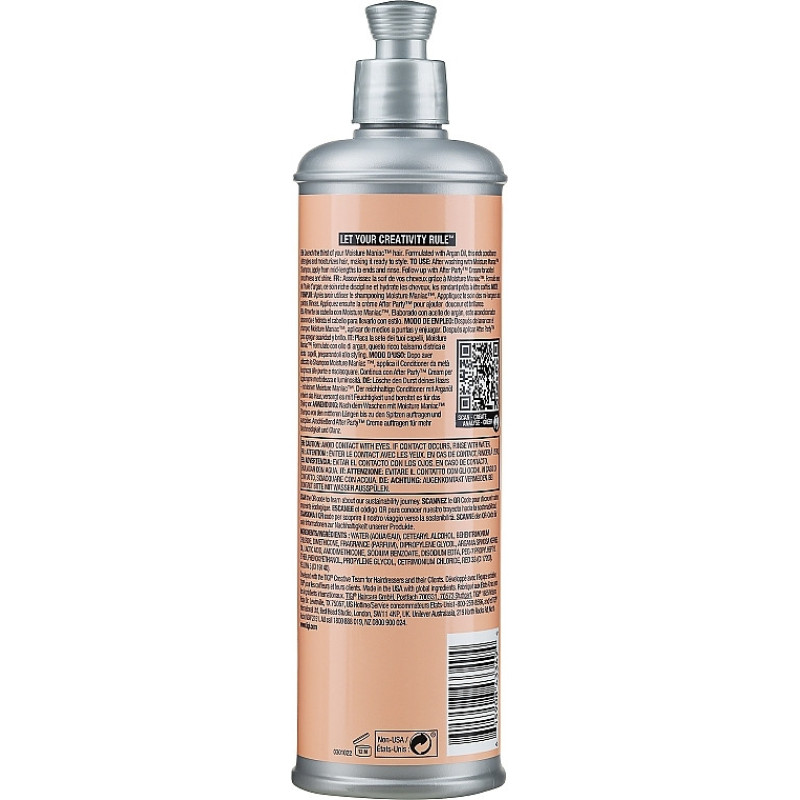 TIGI BH Кондиціонер для сухого волосся MOISTURE MANIAC CONDITIONER 400ML