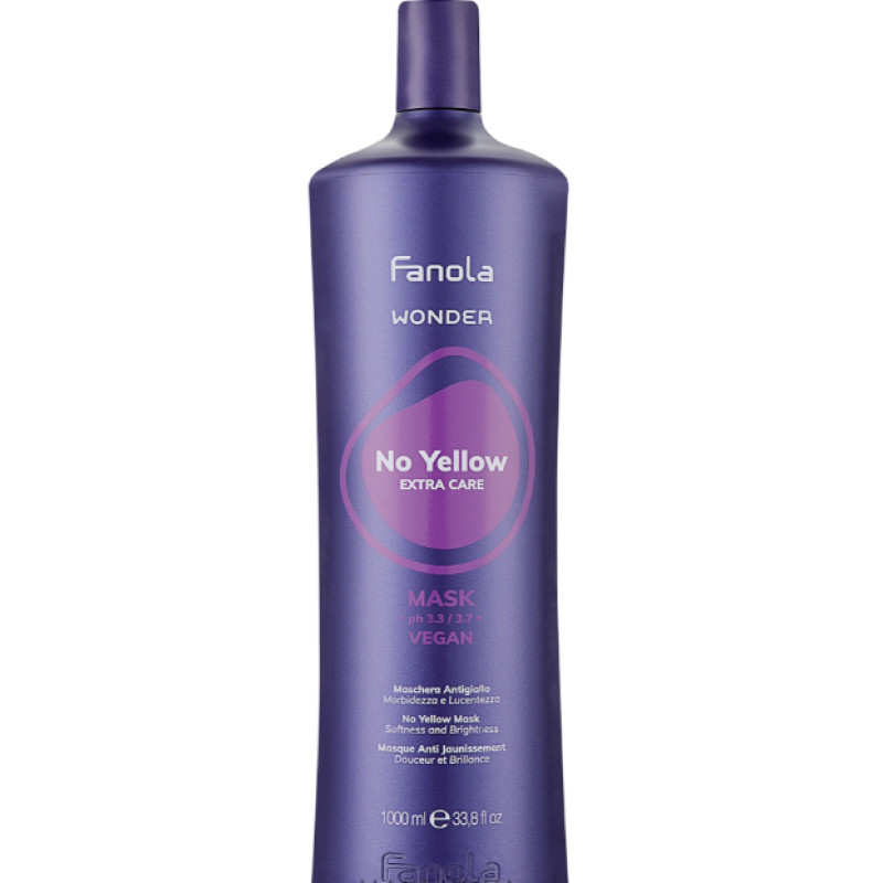 Fanola Маска антижовта "No Yellow" Wonder Vegan 1000мл