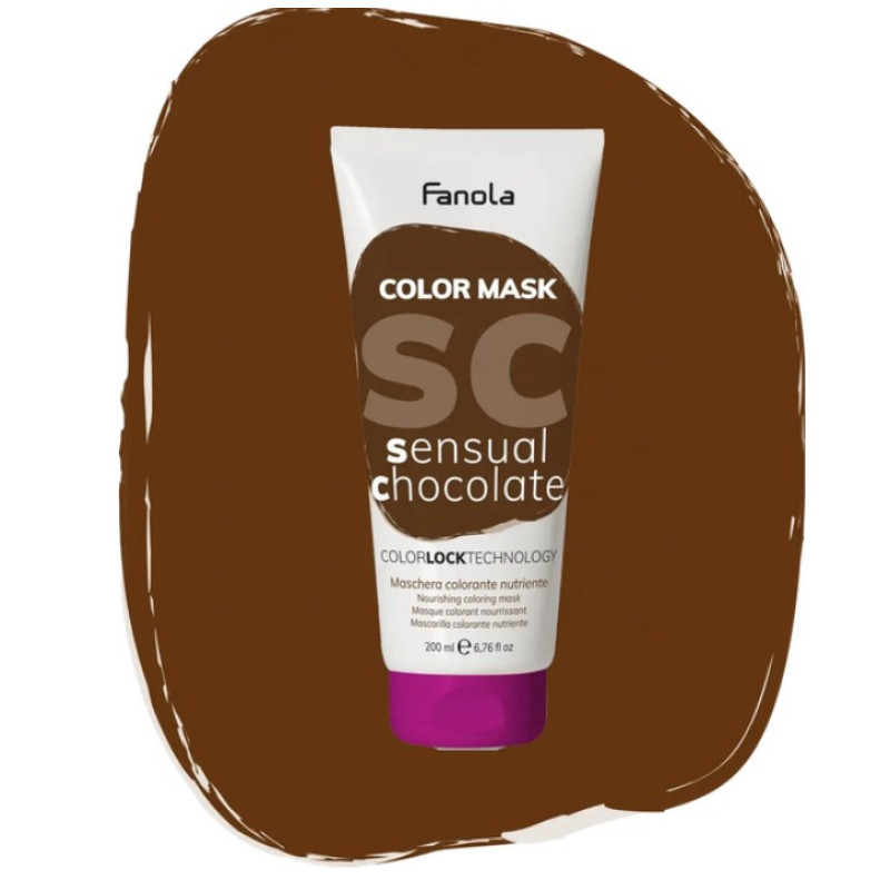 Fanola Маска тонуюча для живлення та зволоження чутливий шоколад 200мл