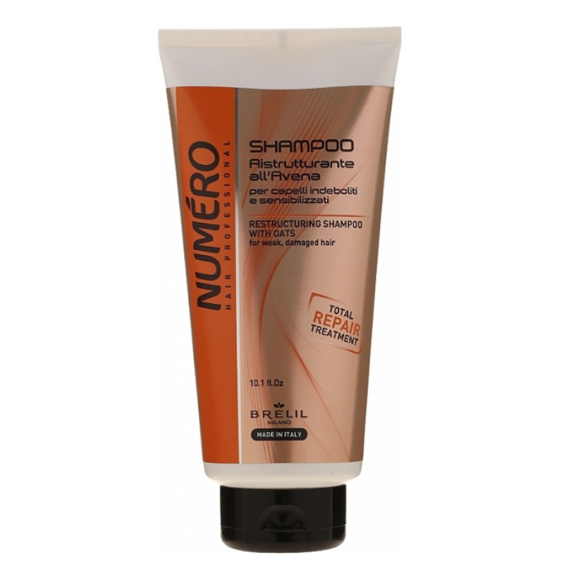 Brelil Відновлюючий шампунь з екстрактом вівса Numero, 300 мл