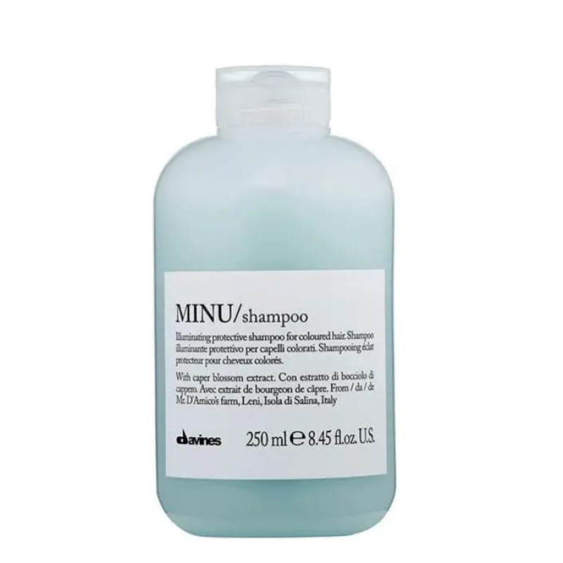Davines MINU shampoo Шампунь для блиску та збереження кольору фарбованого волосся 250мл