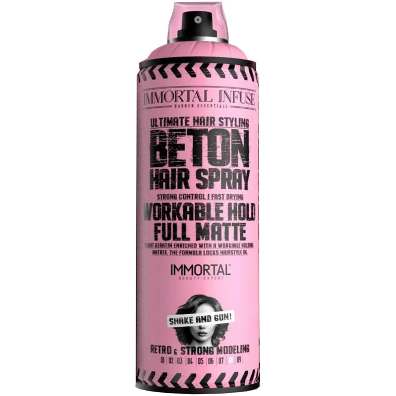 IMMORTAL INFUSE Спрей Бетон для жіночого волосся міцної фіксації 500мл