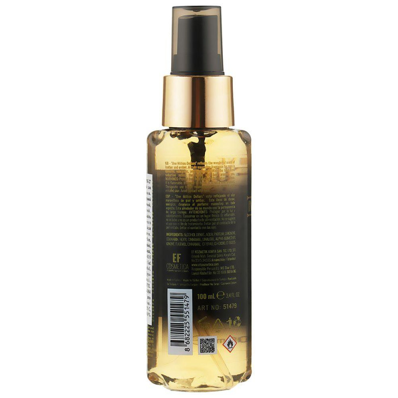 IMMORTAL INFUSE Парфумований одеколон-спрей "ONE MILLION DOLLARS" 100мл INF-27