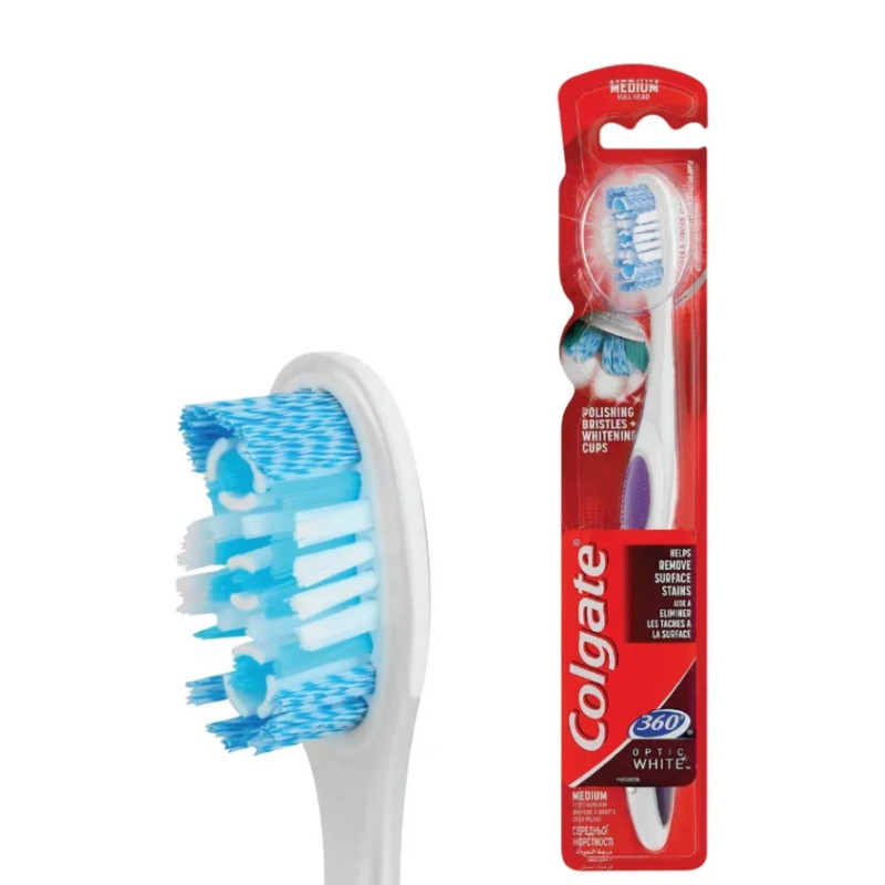 Зубна щітка Colgate 360 ° Optic White