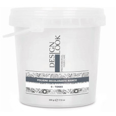 Design look Порошок освітлюючий на 8 тонів білий 500г