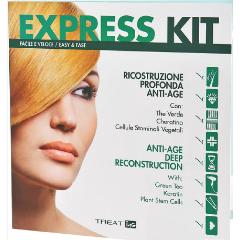 Ing Набір для шокового відновлення волосся, 3 х 10 мл