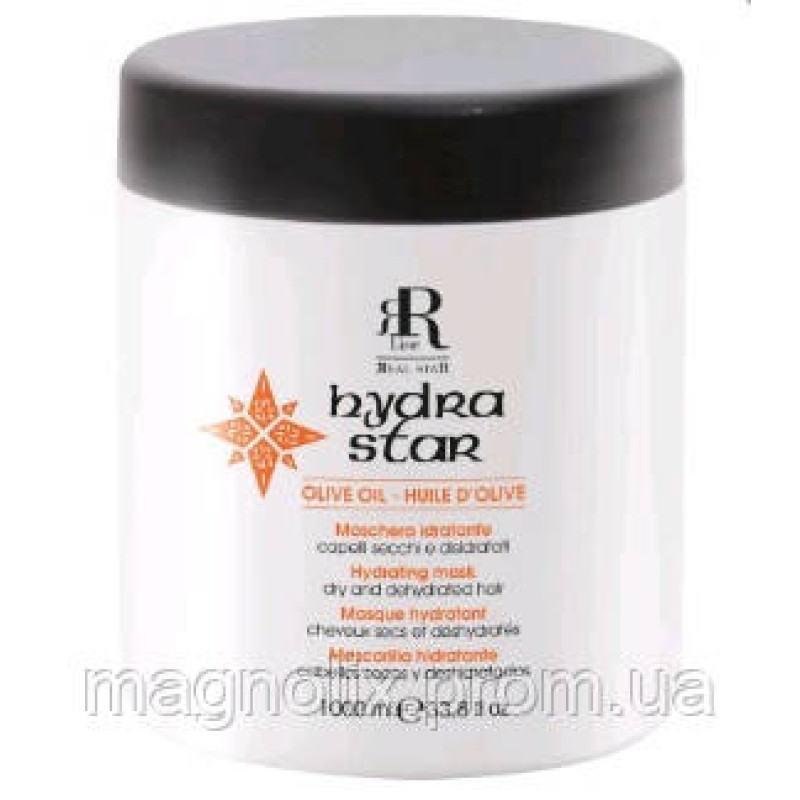 Rline Star  Маска "HYDRA STAR" зволожуюча для сухого волосся (з оливкою)  1000мл