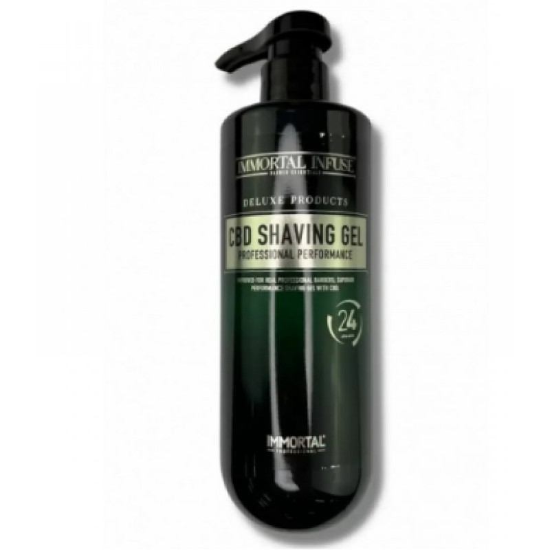 IMMORTAL INFUSE Гель для гоління відновлюючий "CBD Shaving Gel" 475мл