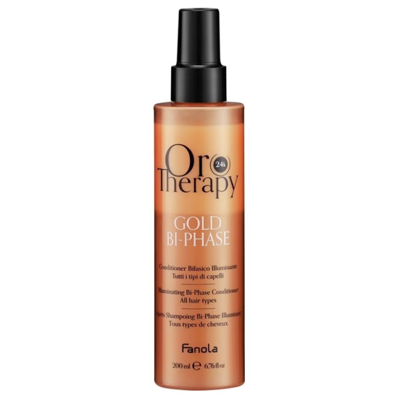 Fanola Oro Therapy Спрей двофазний з кератином і колоїдним золотом, 200 мл