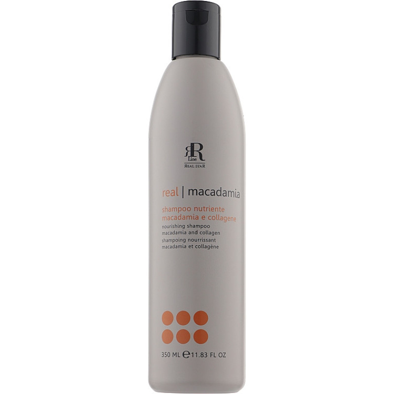 Rline Star Шампунь "REAL MACADAMIA" з олією макадамії та колагеном 350 мл