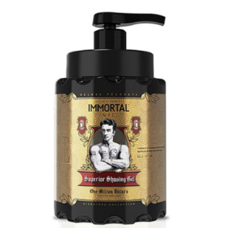 IMMORTAL NYC Гель для бриття "SUPERIOR SHAVING GEL ONE MILLION" 1000мл