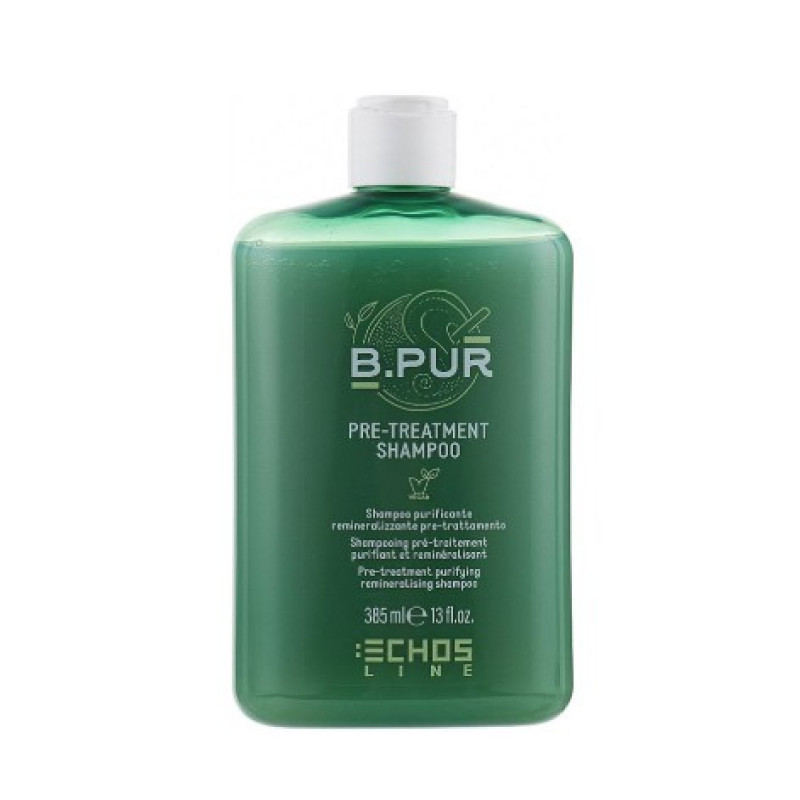 Echosline Шампуь-детокс "B.PUR" для волосся очищення-ремінералізація з білою глиною 385 мл