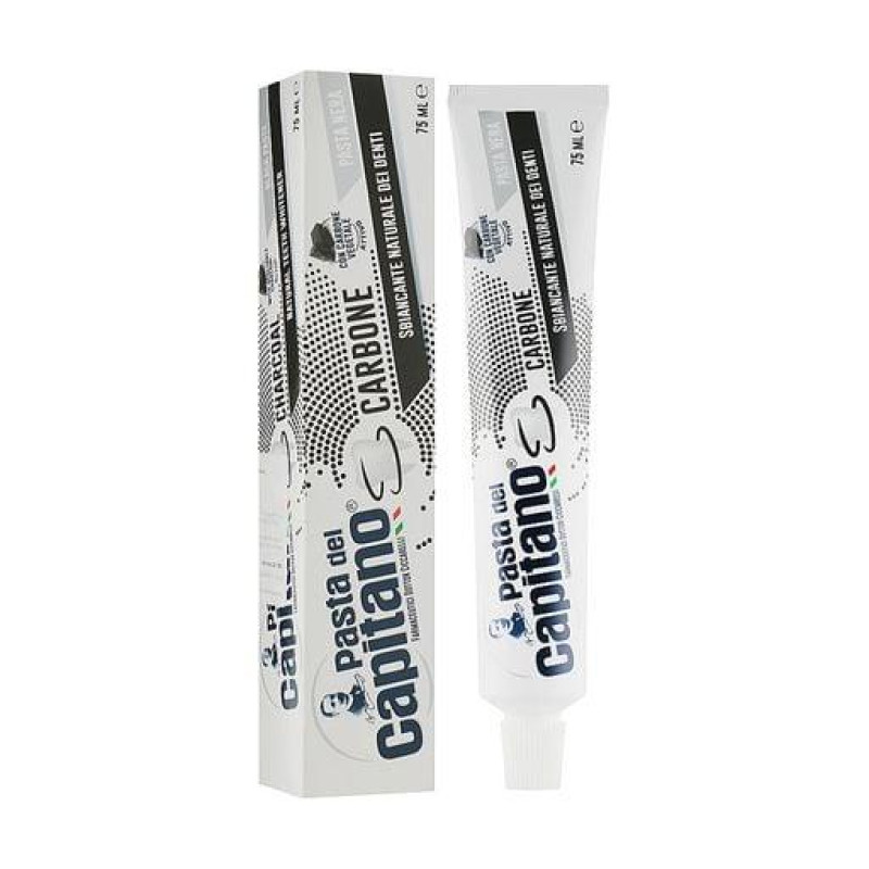 Capitano зубна паста "Black" з активованим вугіллям 100мл