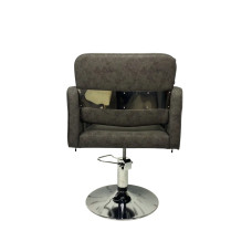 Крісло перукарське Silver VM871