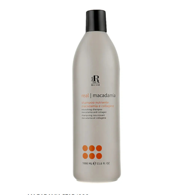 Rline Шампунь з олією макадамії та колагеном Macadamia Star, 1000 мл