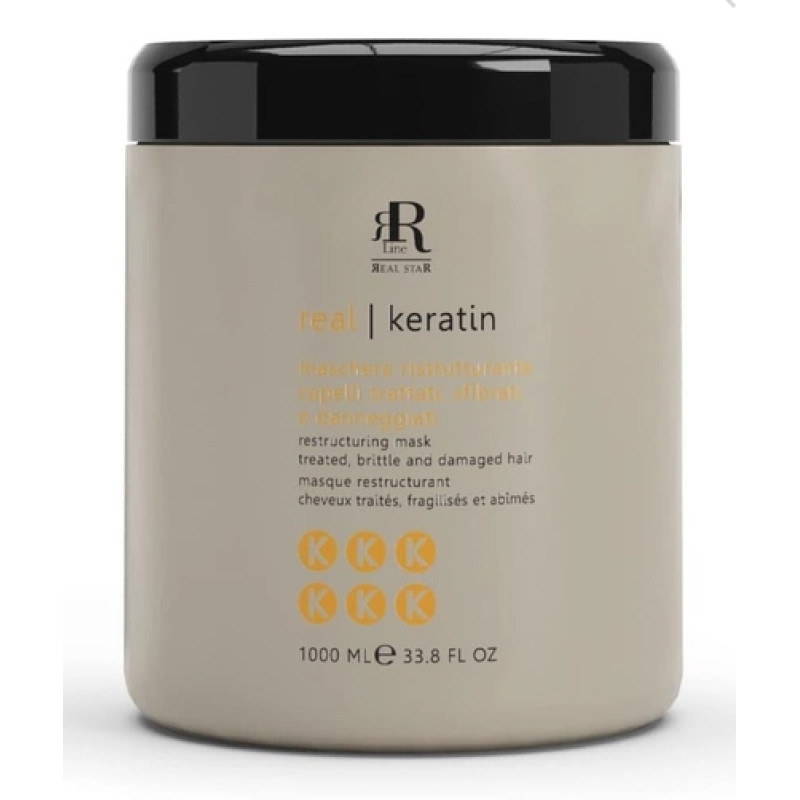 Rline Відновлююча маска для волосся Keratin Star, 1000 мл