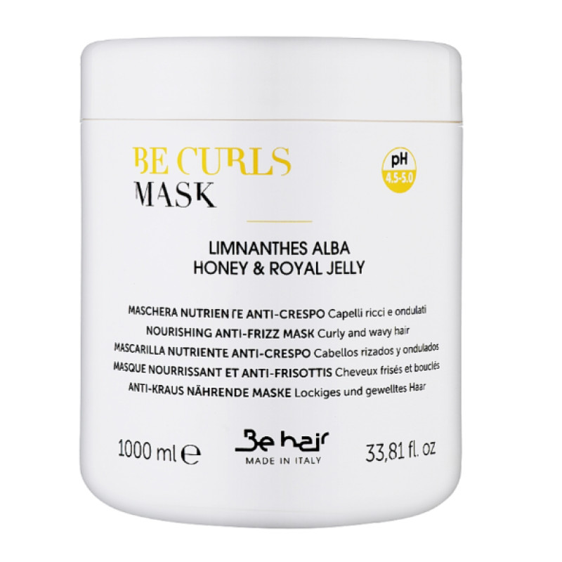 Be Hair Маска для кучерявого волосся "Be Curls" з медом та маточним молочком 1000мл