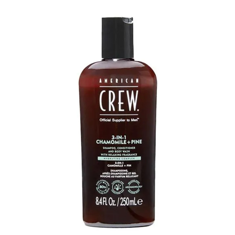 American Crew Засіб для очищения волосся та тіла 3в1 чайне дерево "RELAXING" 250мл