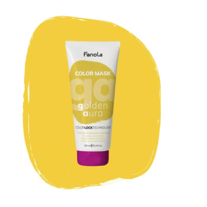 Fanola Маска тонуюча для живлення та зволоження золота аура 200мл