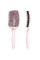 Olivia Garden Щітка FINGER BRUSH Boar&Nylon ThinkPink 2024 Soft Pink комбінований M
