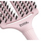 Olivia Garden Щітка FINGER BRUSH Boar&Nylon ThinkPink 2024 Soft Pink комбінований M
