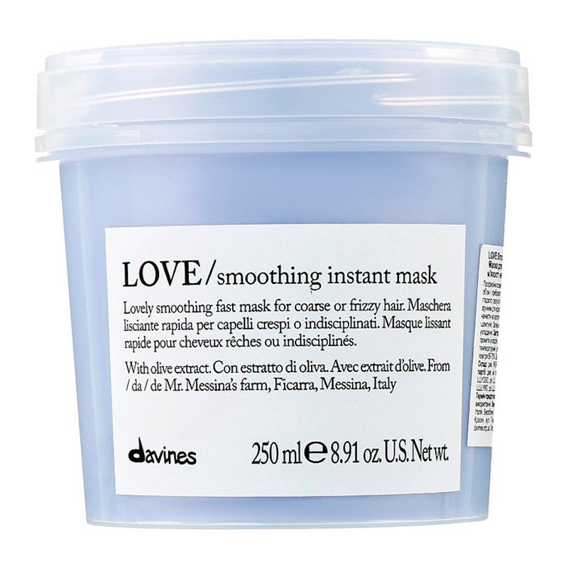 Davines LOVE smoothing instant mask Маска для миттєвого розгладження та надання м'якості вол 250мл