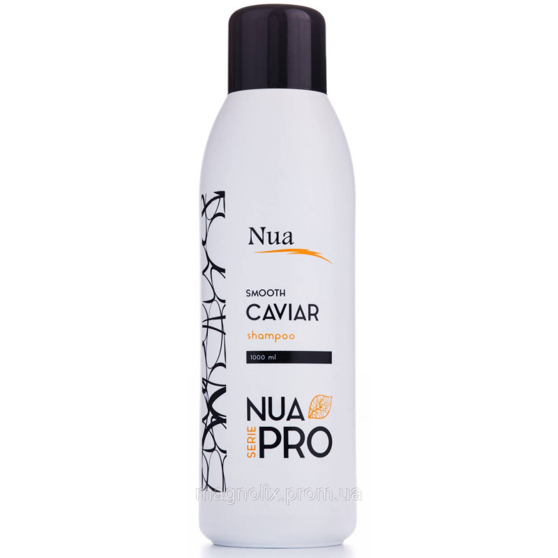 Розгладжуючий шампунь з ікрою, 1000 мл, Nua Pro