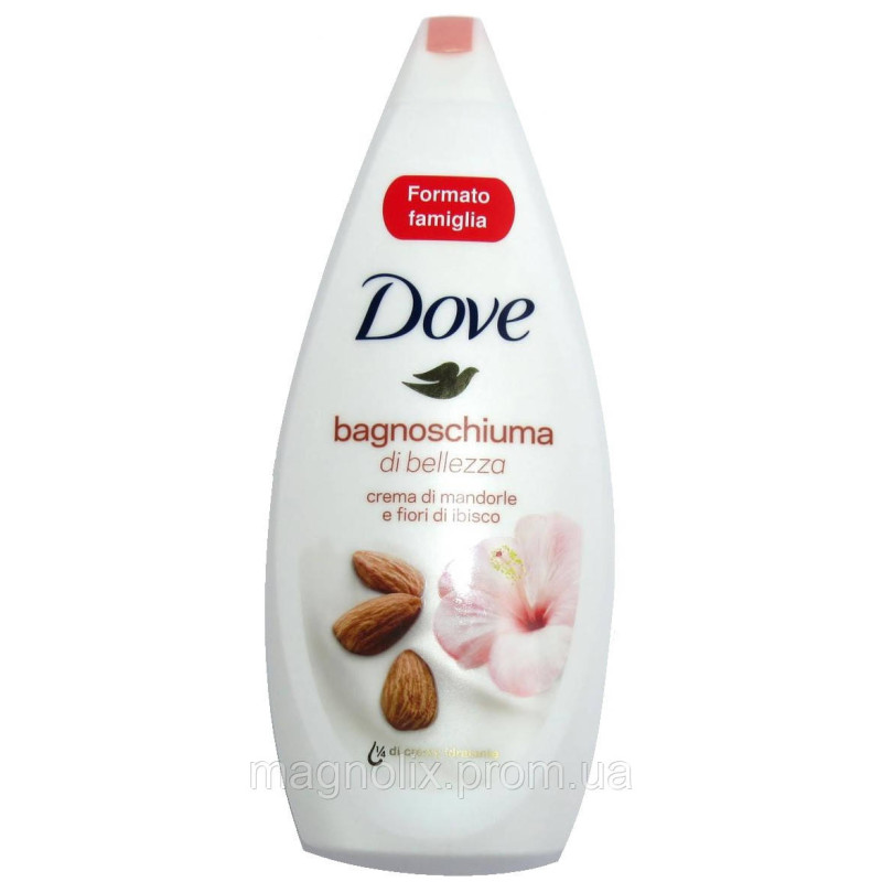 Dove Крем-гель для душу "Crema di mandorle e fiori di ibisco"   з мигдалем 700 мл