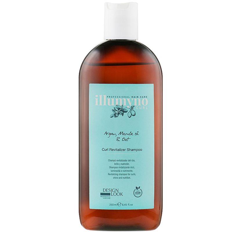 Design Look Шампунь для сухого та кучерявого волосся Illumyno з олією аргани та марули 250мл