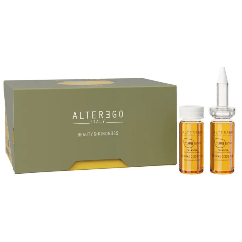 Alter Ego CUREGO SILK Кондиціонер-лосьйон інтенсивний догляд змивний з олією шовку 12*10мл