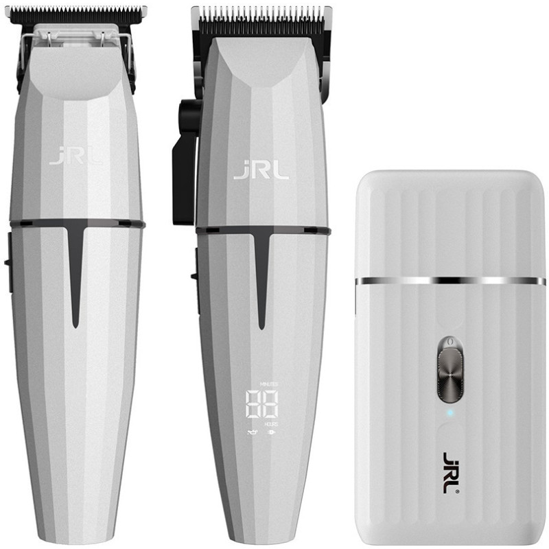 JRL Набір машинка + тример + шейвер JRL Ghost Onyx White Combo JRL-GH2024-2