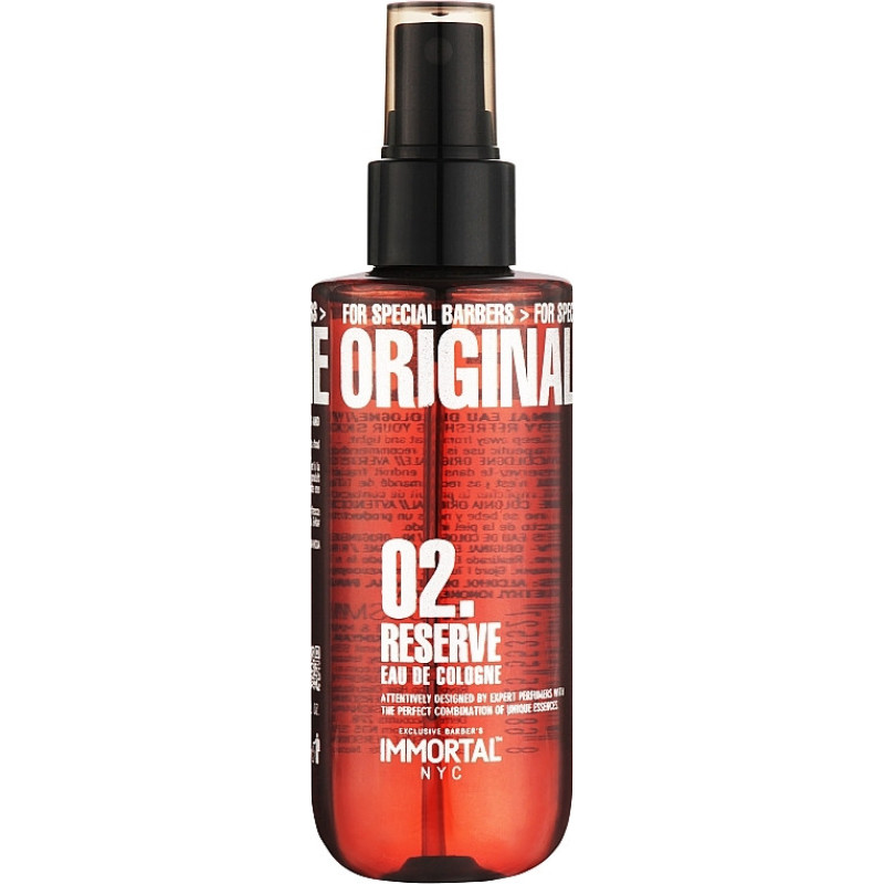 IMMORTAL NYC Міні-одеколон після гоління RESERVE EAU DE COLOGNE "ORIGINAL № 02" 150мл NYC-42