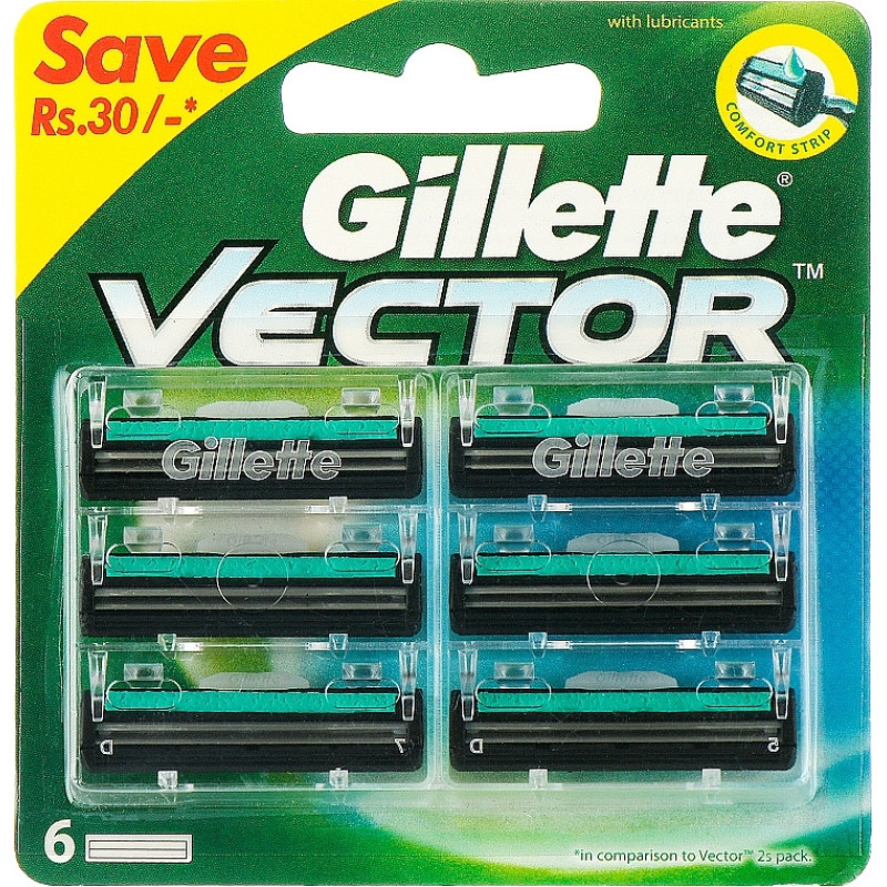 Gillette Vector Касети для станків (6шт).