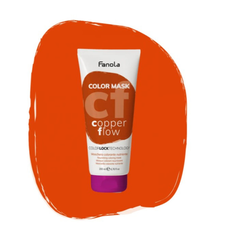 Fanola Маска тонуюча для живлення та зволоження мідний потік 200мл