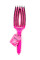 Olivia Garden Щітка FINGER BRUSH Boar&Nylon ThinkPink 2023 Neon Pink комбінований M