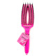 Olivia Garden Щітка FINGER BRUSH Boar&Nylon ThinkPink 2023 Neon Pink комбінований M