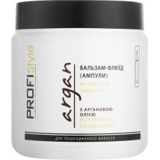 PROFIStyle Бальзам-флюїд ARGAN "З олією арганії" ампули (50*3мл)